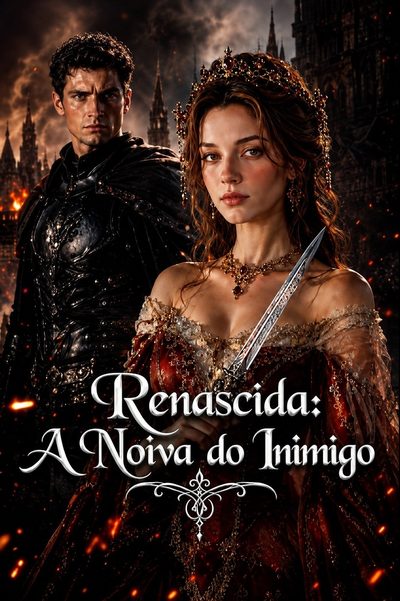 Capa da minisserie Renascida a Noiva do Inimigo