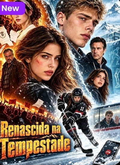 Capa da minisserie Renascida na Tempestade