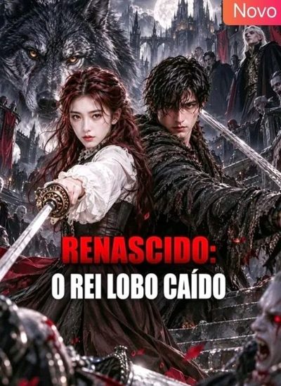 Capa da minisserie Renascido: o Rei Lobo Caído