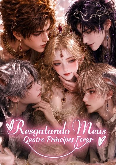 Capa da minisserie Resgatando Meus Quatro Príncipes Feras
