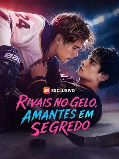 Capa da minisserie Rivais no Gelo Amantes em Segredo - Bl