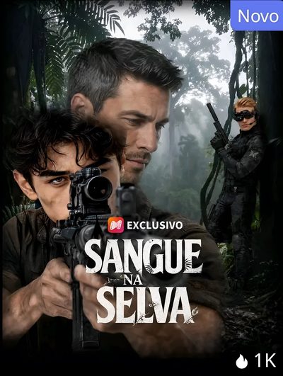 Capa da minisserie Sangue na Selva