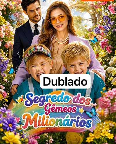 Capa da minisserie Segredo dos Gêmeos Milionários