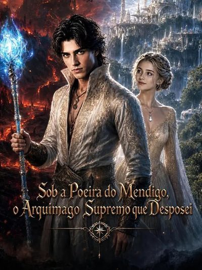 Capa da minisserie Sob a Poeira do Mendigo, o Arquimago Supremo que Desposei