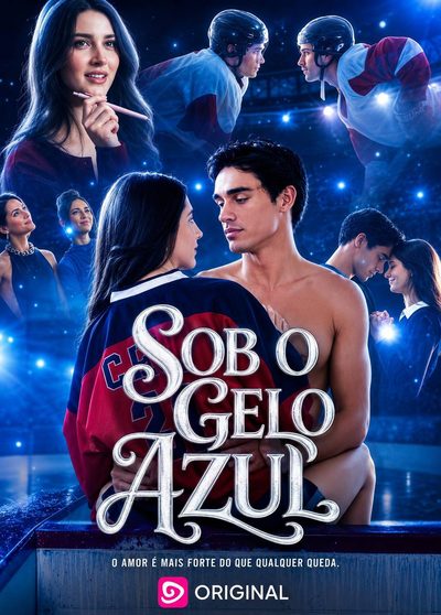 Capa da minisserie Sob o Gelo Azul