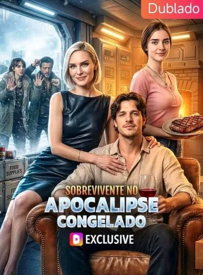 Capa da minisserie Sobrevivente no Apocalipse Congelado