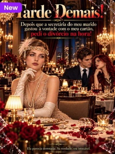 Capa da minisserie Tarde Demais! Depois que a Secretária do Meu Marido Gastou à Vontade com Meu Cartão, Pedi o Divórcio na Hora!
