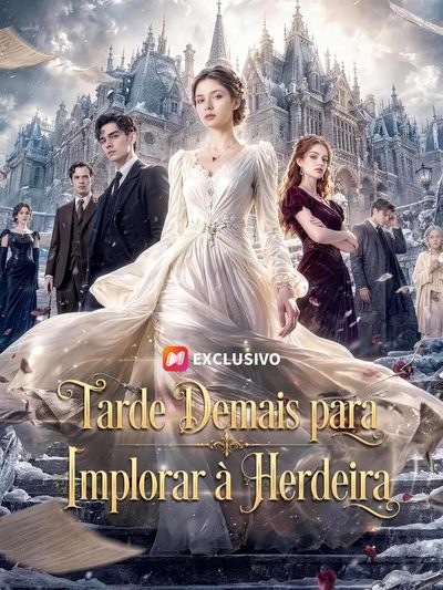 Capa da minisserie Tarde Demais para Implorar à Herdeira