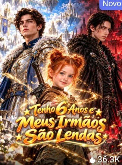 Capa da minisserie Tenho 6 Anos e Meus Irmãos São Lendas
