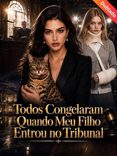 Capa da minisserie Todos Congelaram Quando Meu Filho Entrou no Tribunal -