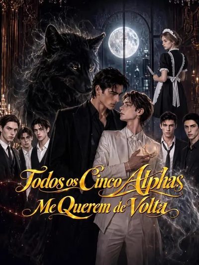 Capa da minisserie Todos os Cinco Alphas Me Querem de Volta Bl