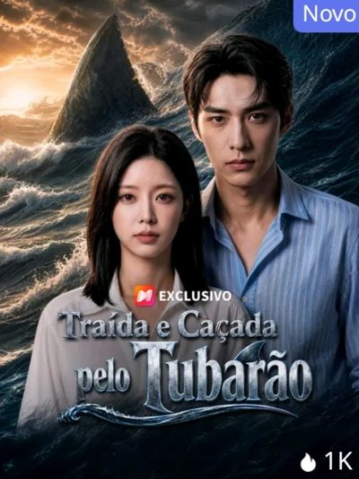 Capa da minisserie Traída e Caçada Pelo Tubarão