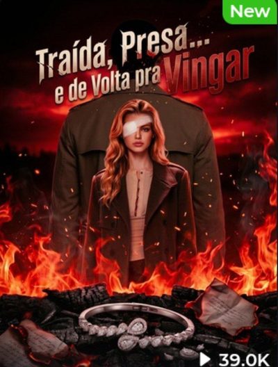 Capa da minisserie Traída, Presa... e de Volta Pra Vingar
