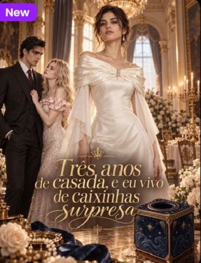 Capa da minisserie Três Anos de Casada, e Eu Vivo de Caixinhas Surpresa -