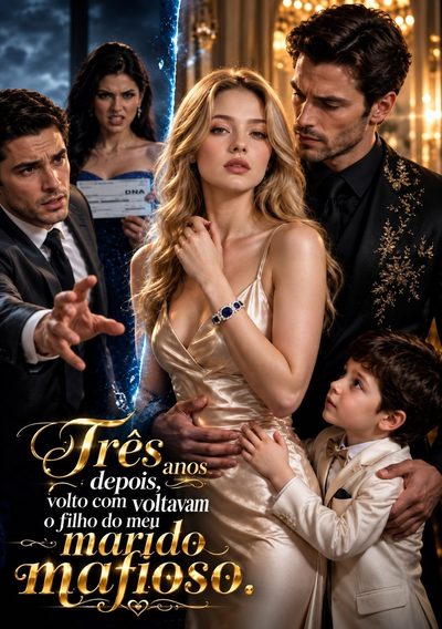 Capa da minisserie Três Anos Depois Volto com o Filho do Meu Marido Mafioso