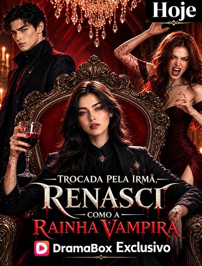 Capa da minisserie Trocada Pela Irmã, Renasci Como a Rainha Vampira -