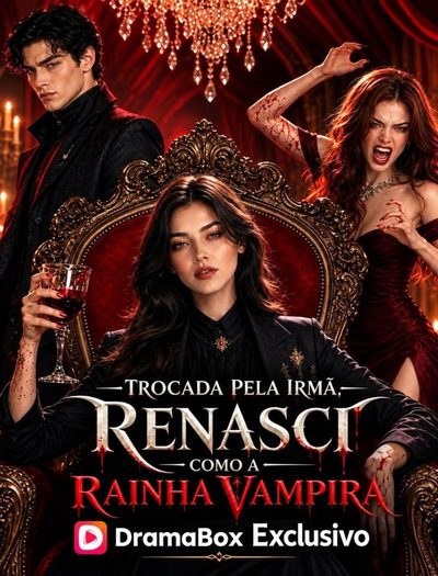 Capa da minisserie Trocada Pela Irmã, Renasci Como a Rainha Vampira