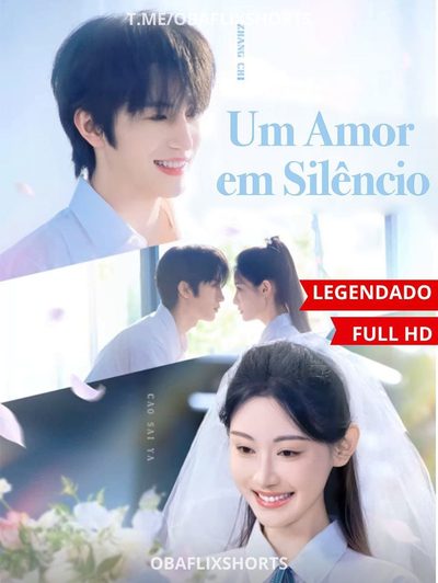 Capa da minisserie Um Amor em Silêncio 🤩🤩🦋