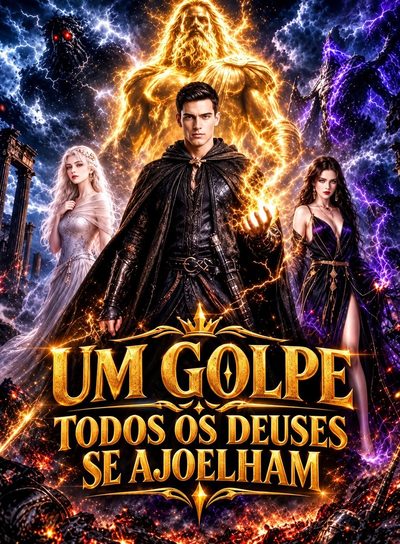 Capa da minisserie Um Golpe, Todos os Deuses Se Ajoelham