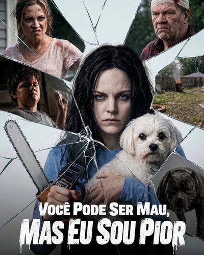 Capa da minisserie Você Pode Ser Mau, Mas Eu Sou Pior -