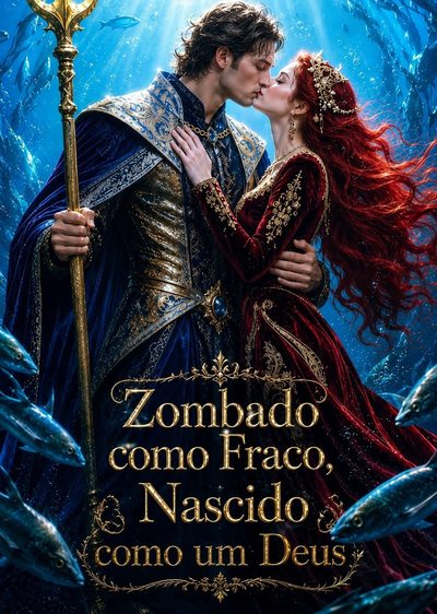 Capa da minisserie Zombado Como Um Fraco, Nascido Como Um Deus